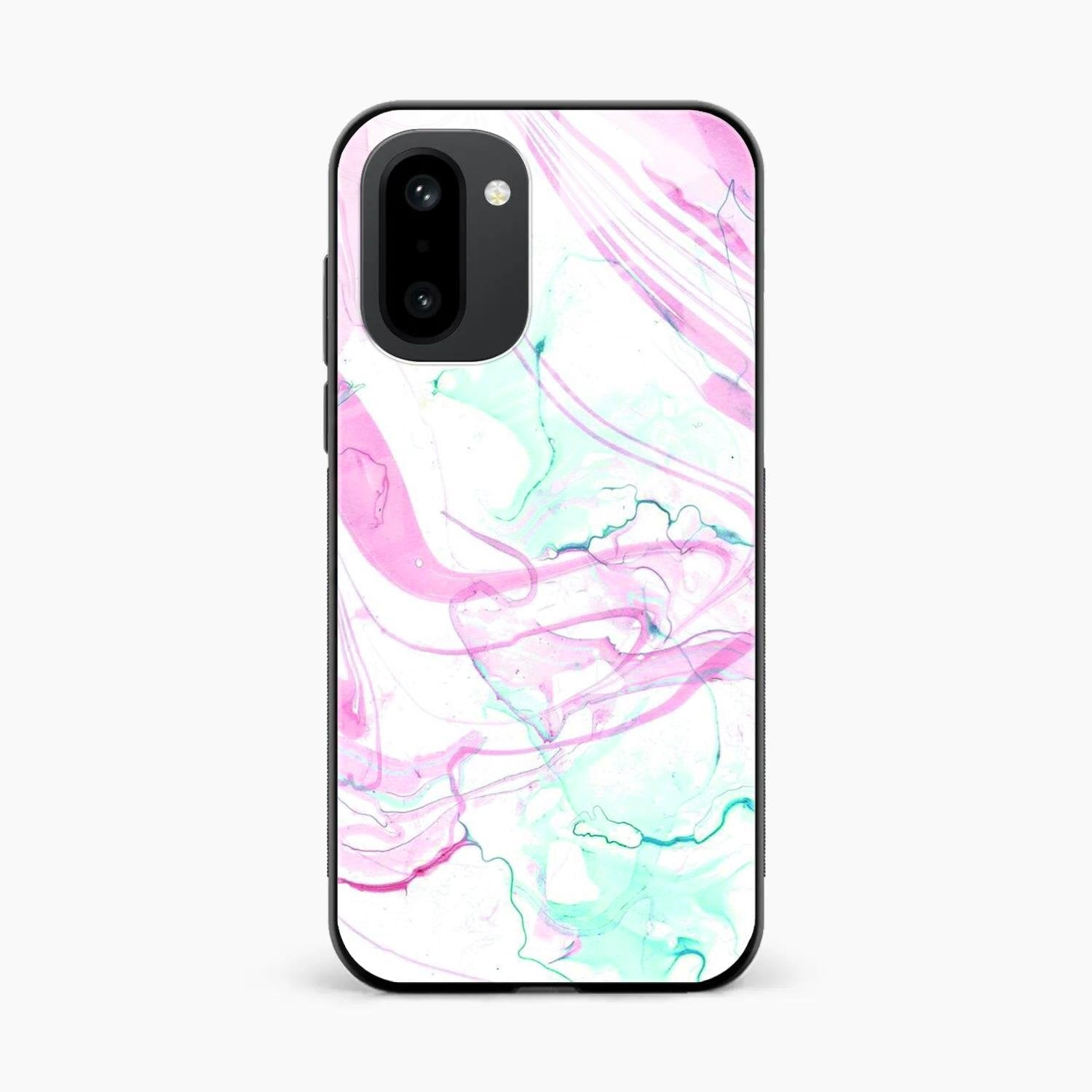Fashion Marble Texture Glossy Metal Case Cover For OnePlus 15R 5G