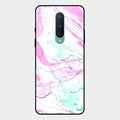 Fashion Marble Texture Glossy Metal Case Cover For Oneplus 8