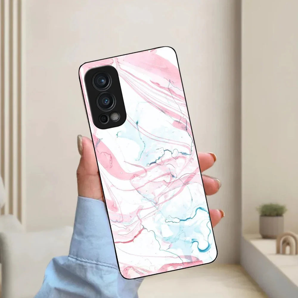 Fashion Marble Texture Glossy Metal Case Cover For OnePlus - ShopOnCliQ