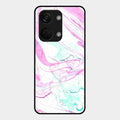 Fashion Marble Texture Glossy Metal Case Cover For Oneplus Nord 3 5G