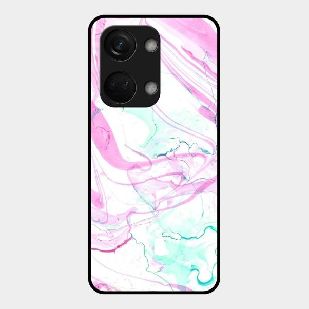 Fashion Marble Texture Glossy Metal Case Cover For Oneplus Nord 3 5G