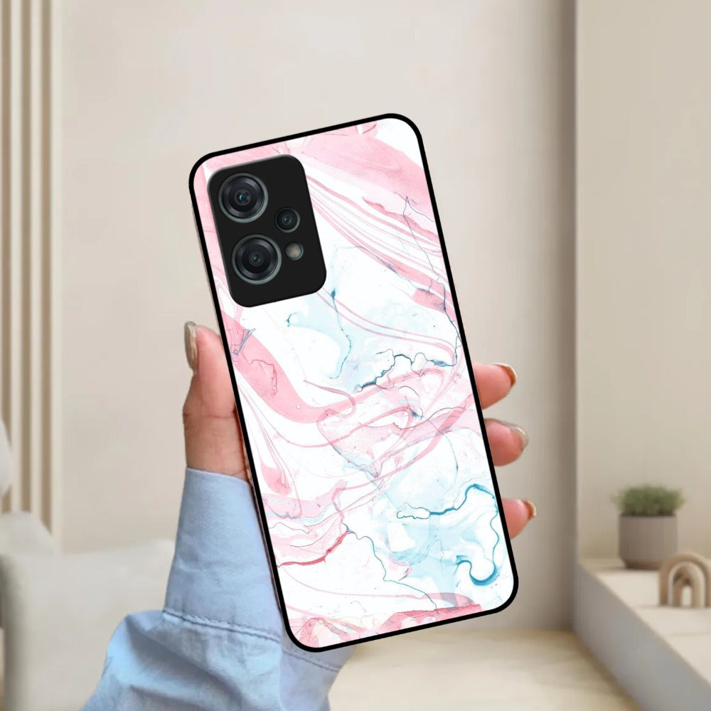 Fashion Marble Texture Glossy Metal Case Cover For OnePlus