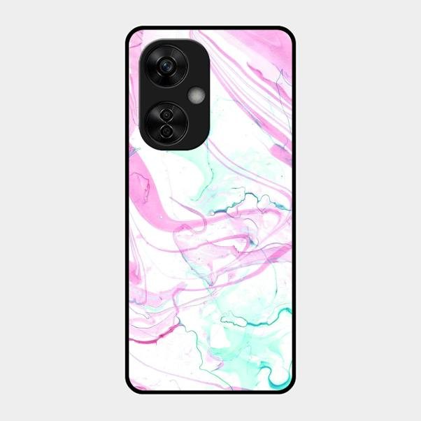 Fashion Marble Texture Glossy Metal Case Cover For Oneplus Nord Ce 3 Lite 5G