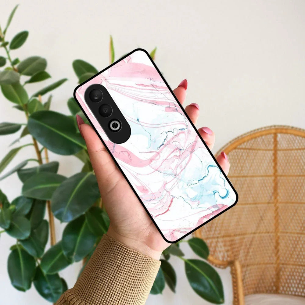 Fashion Marble Texture Glossy Metal Case Cover For OnePlus - ShopOnCliQ