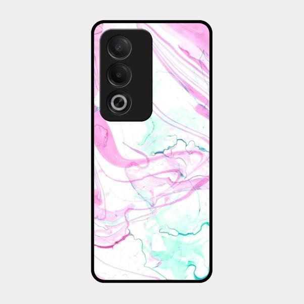 Fashion Marble Texture Glossy Metal Case Cover For Oppo A3 Pro 5G