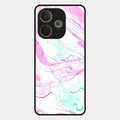 Fashion Marble Texture Glossy Metal Case Cover For Oppo A5 Pro 5G
