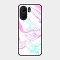 Fashion Marble Texture Glossy Metal Case Cover For Oppo A5X 5G