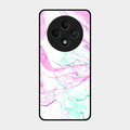 Fashion Marble Texture Glossy Metal Case Cover For Oppo F27 5G