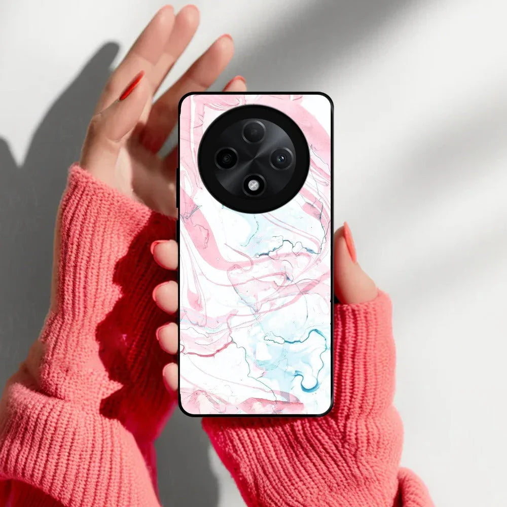 Fashion Marble Texture Glossy Metal Case Cover For Oppo - ShopOnCliQ