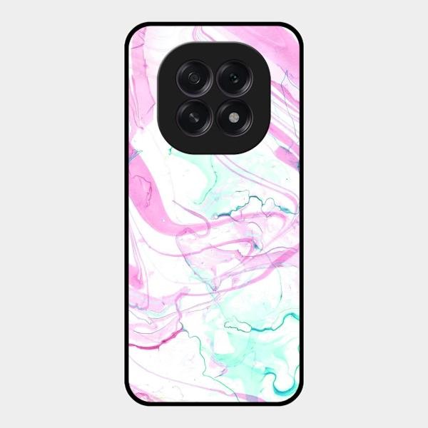 Fashion Marble Texture Glossy Metal Case Cover For Oppo F29 5G