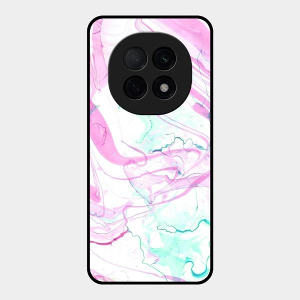 Fashion Marble Texture Glossy Metal Case Cover For Oppo F29 Pro 5G