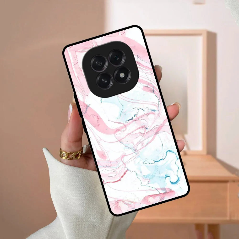 Fashion Marble Texture Glossy Metal Case Cover For Oppo - ShopOnCliQ