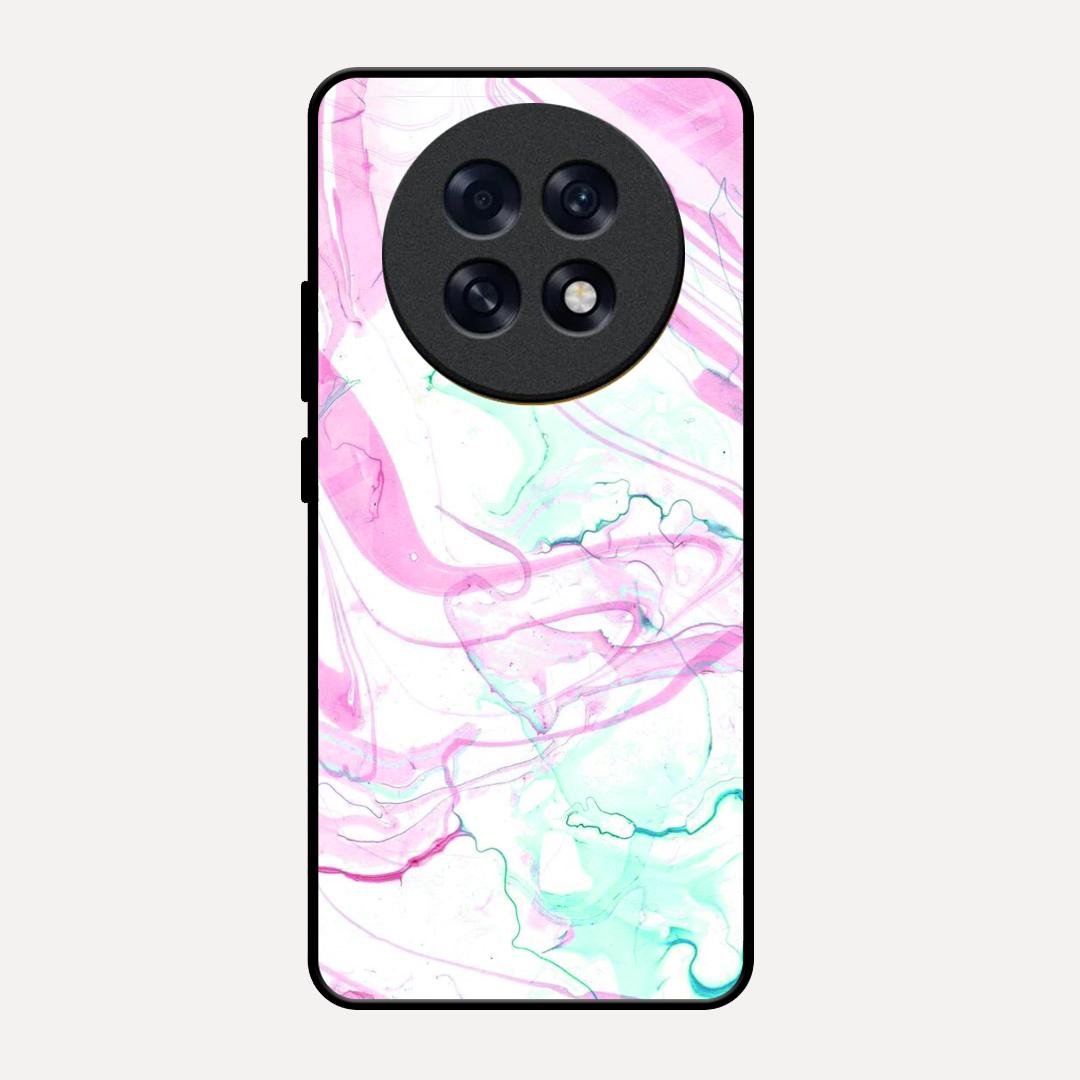 Fashion Marble Texture Glossy Metal Case Cover For Oppo F31 Pro Plus 5G