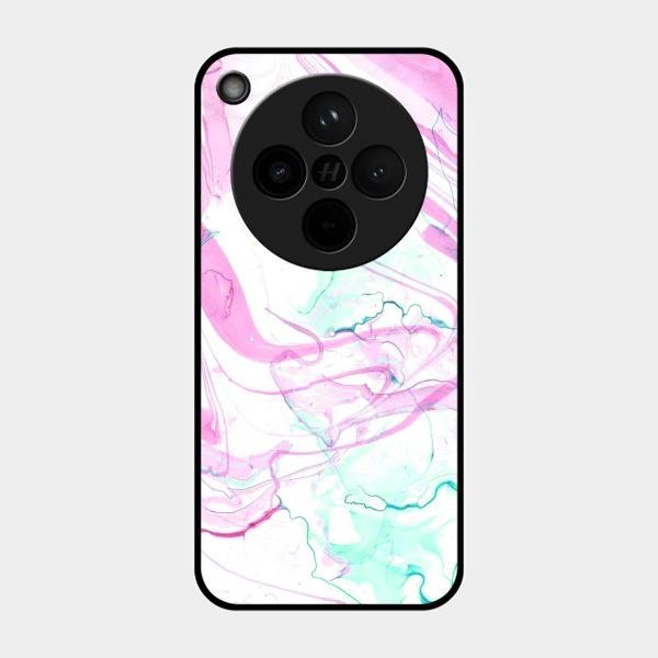 Fashion Marble Texture Glossy Metal Case Cover For Oppo Find X8 5G