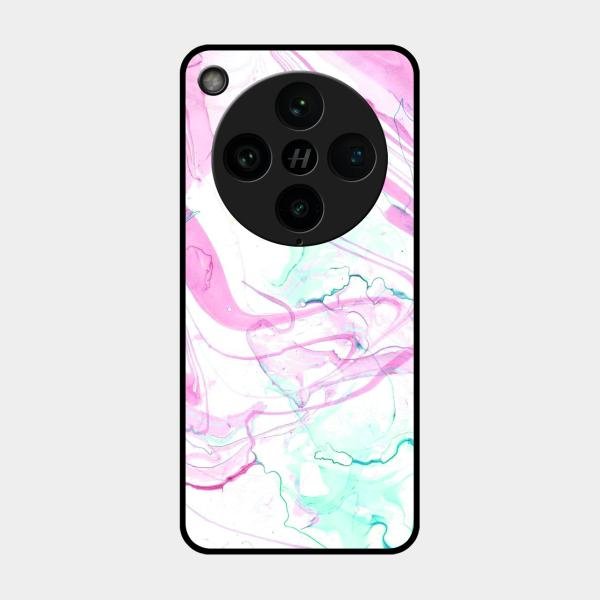 Fashion Marble Texture Glossy Metal Case Cover For Oppo Find X8 Pro 5G