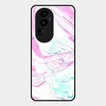 Fashion Marble Texture Glossy Metal Case Cover For Oppo Reno 10 Pro Plus 5G