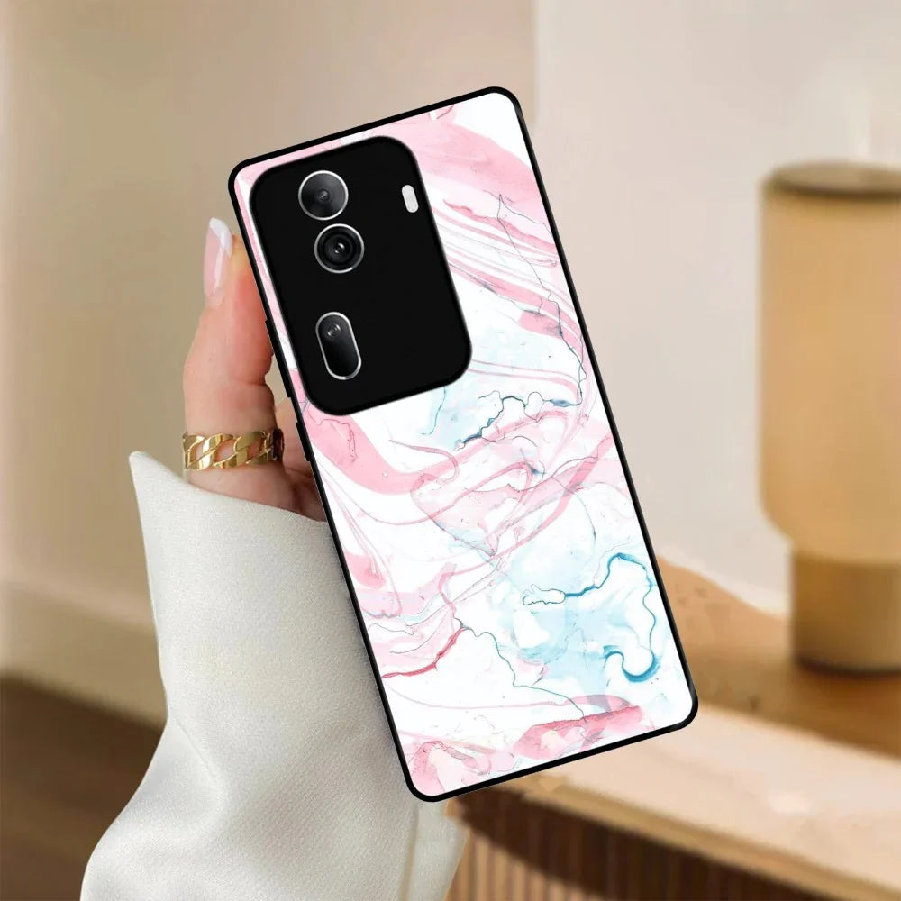Fashion Marble Texture Glossy Metal Case Cover For Oppo - ShopOnCliQ