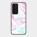 Fashion Marble Texture Glossy Metal Case Cover For Oppo Reno 12 Pro 5G