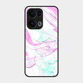 Fashion Marble Texture Glossy Metal Case Cover For Oppo Reno 13 Pro 5G