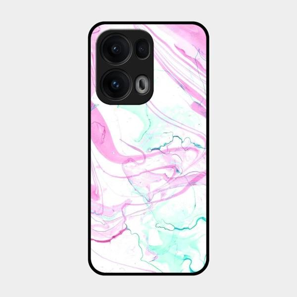 Fashion Marble Texture Glossy Metal Case Cover For Oppo Reno 13 Pro 5G