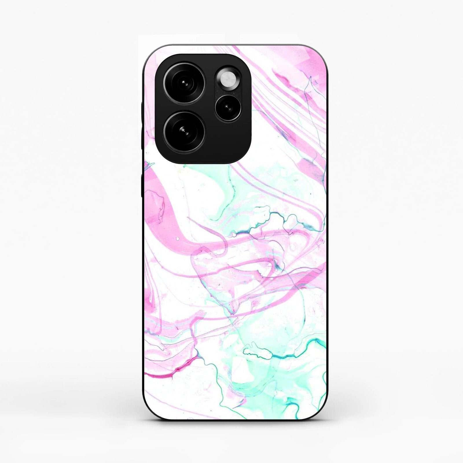Fashion Marble Texture Glossy Metal Case Cover For Oppo Reno 15 Pro Mini 5G