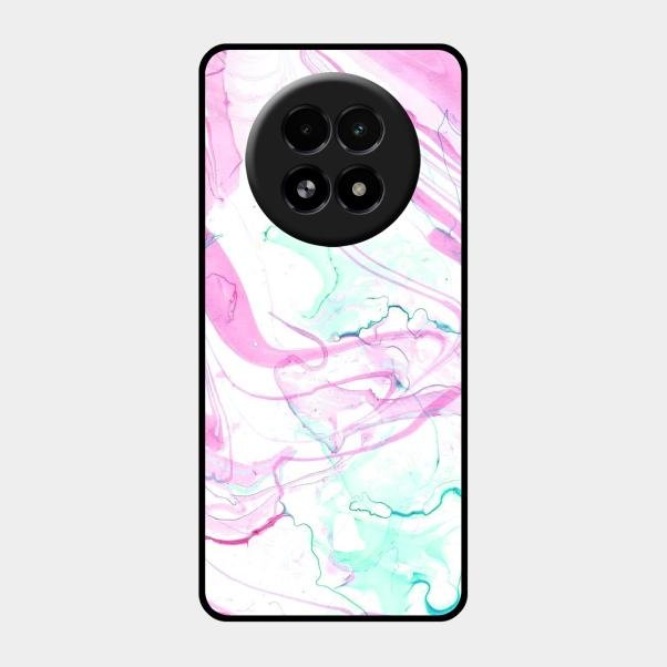 Fashion Marble Texture Glossy Metal Case Cover For Realme 13 5G
