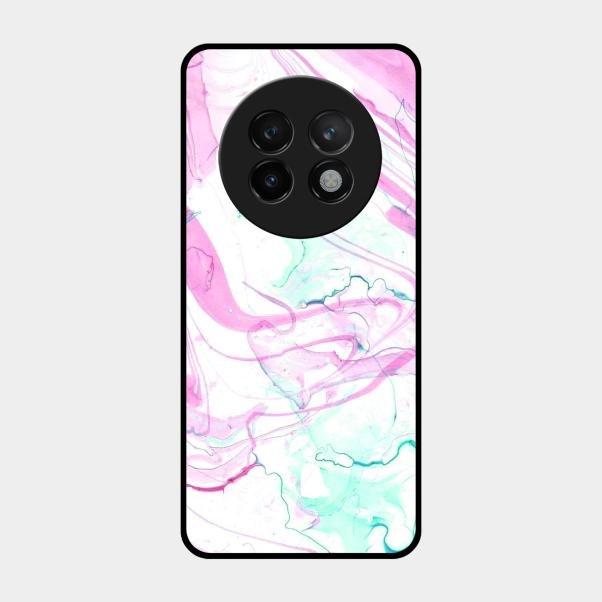 Fashion Marble Texture Glossy Metal Case Cover For Realme 13 Plus 5G