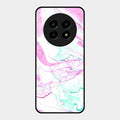 Fashion Marble Texture Glossy Metal Case Cover For Realme 13 Pro Plus 5G
