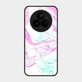 Fashion Marble Texture Glossy Metal Case Cover For Realme 14 Pro 5G