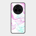 Fashion Marble Texture Glossy Metal Case Cover For Realme 14 Pro Plus 5G