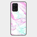 Fashion Marble Texture Glossy Metal Case Cover For Realme 9 5G