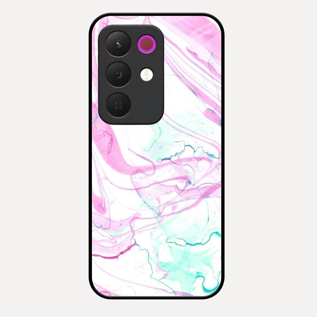 Fashion Marble Texture Glossy Metal Case Cover For Realme C85 5G