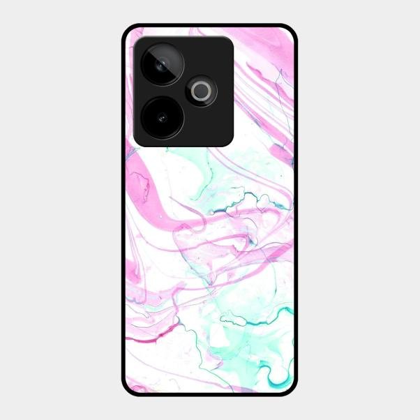 Fashion Marble Texture Glossy Metal Case Cover For Realme Gt 7 5G