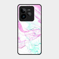 Fashion Marble Texture Glossy Metal Case Cover For Realme Gt 7 Pro