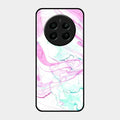 Fashion Marble Texture Glossy Metal Case Cover For Realme Narzo 70 Pro 5G
