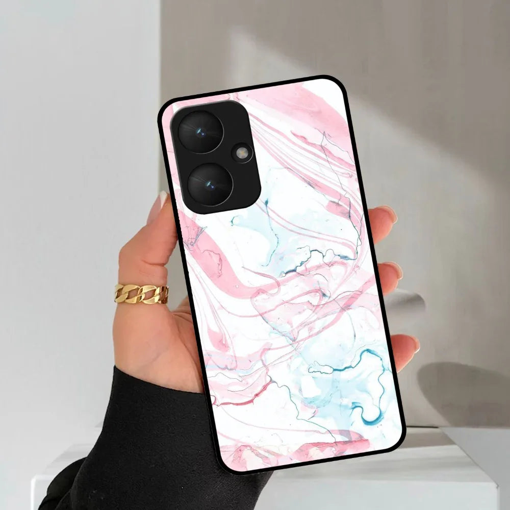 Fashion Marble Texture Glossy Metal Case Cover For Redmi - ShopOnCliQ