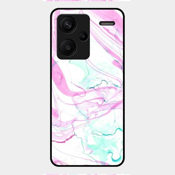 Fashion Marble Texture Glossy Metal Case Cover For Redmi Note 13 Pro Plus 5G