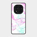 Fashion Marble Texture Glossy Metal Case Cover For Redmi Note 14 Pro 5G