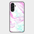 Fashion Marble Texture Glossy Metal Case Cover For Samsung Galaxy A17 5G