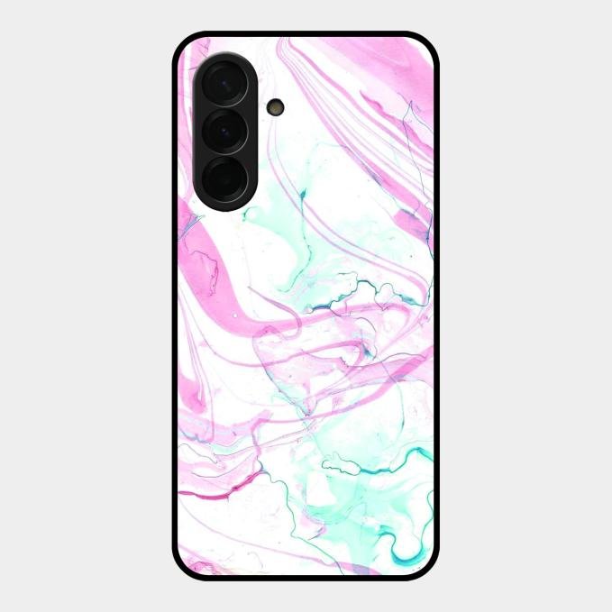 Fashion Marble Texture Glossy Metal Case Cover For Samsung Galaxy A26 5G