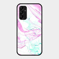 Fashion Marble Texture Glossy Metal Case Cover For Samsung Galaxy M14 5G