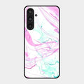 Fashion Marble Texture Glossy Metal Case Cover For Samsung Galaxy M35 5G