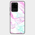 Fashion Marble Texture Glossy Metal Case Cover For Samsung Galaxy S20 Ultra