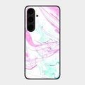 Fashion Marble Texture Glossy Metal Case Cover For Samsung Galaxy S24 Plus 5G