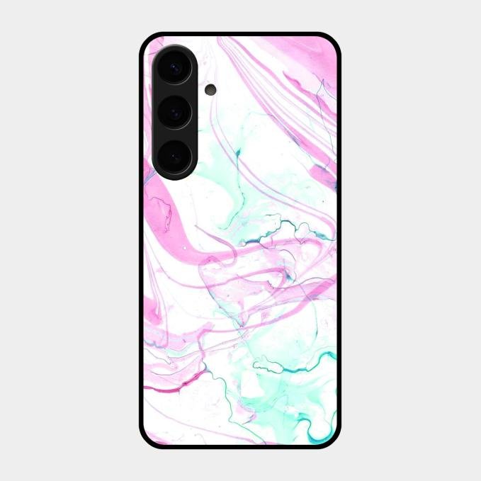 Fashion Marble Texture Glossy Metal Case Cover For Samsung Galaxy S24 Plus 5G