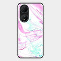 Fashion Marble Texture Glossy Metal Case Cover For Vivo T2 5G
