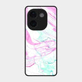 Fashion Marble Texture Glossy Metal Case Cover For Vivo T3 Pro 5G