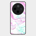 Fashion Marble Texture Glossy Metal Case Cover For Vivo T4 5G