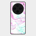 Fashion Marble Texture Glossy Metal Case Cover For Vivo X100 5G