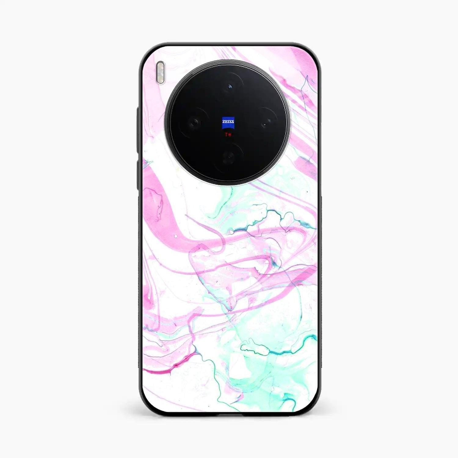 Fashion Marble Texture Glossy Metal Case Cover For Vivo X300 5G